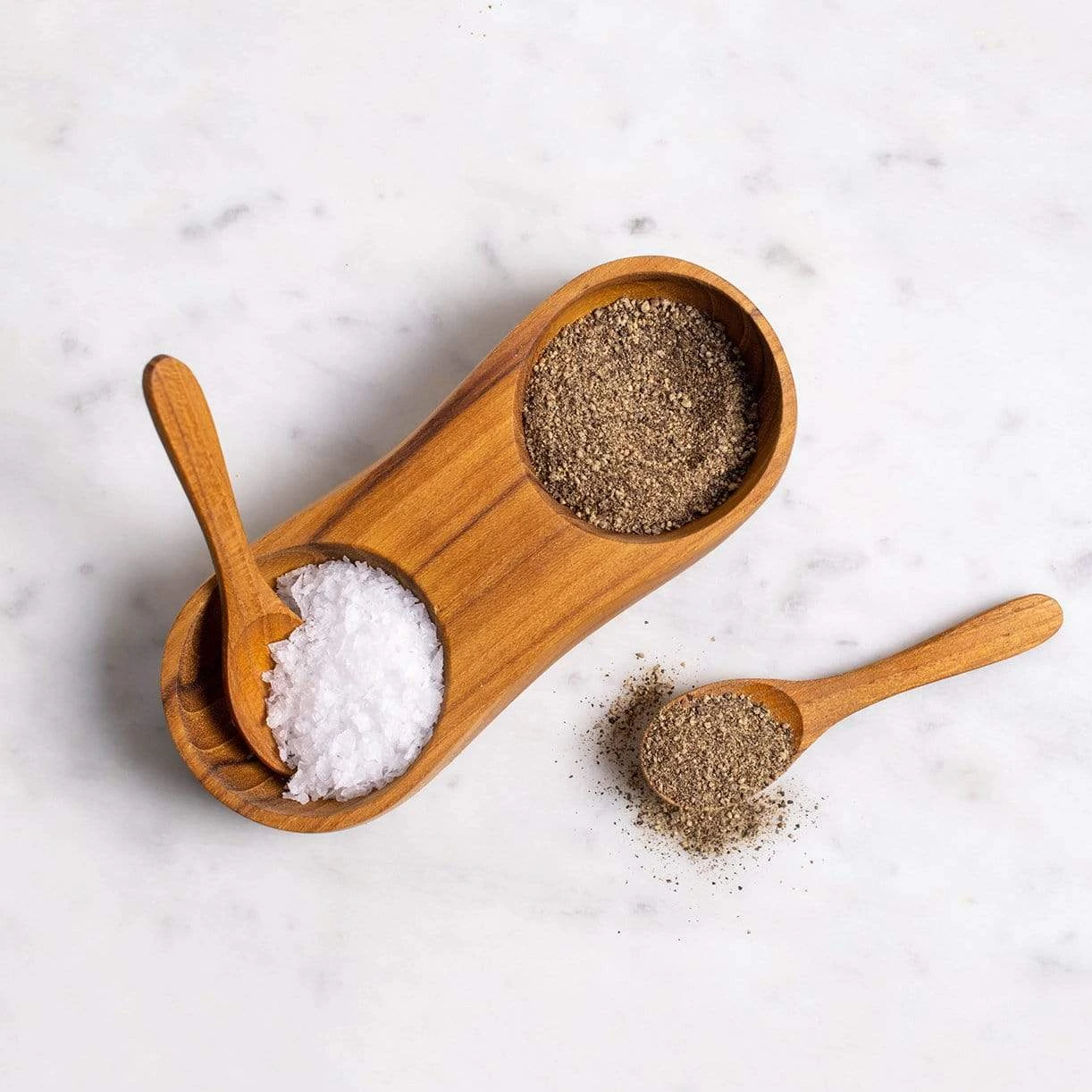 Be Home Thai Teak Salt & Pepper Cellar - Image 2