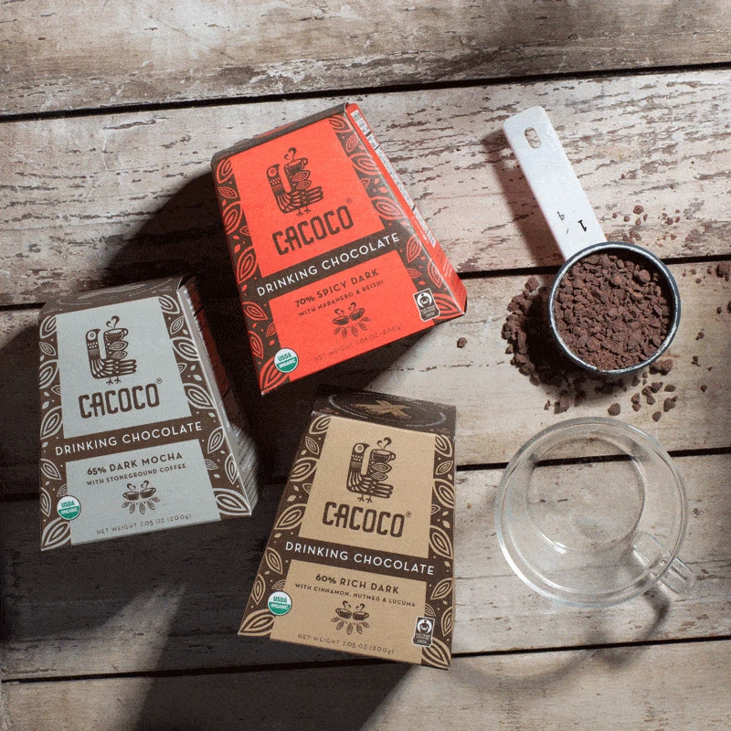 Coracao Confections Cacoco Drinking Chocolate 70% Spicy Dark - Image 3