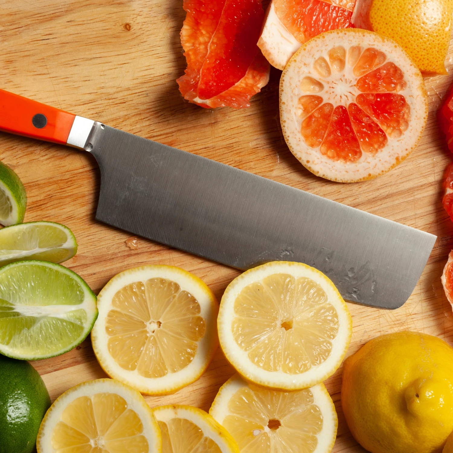 Christopher Kimball For Henckels International Orange 6.5” Nakiri Knife - Image 2