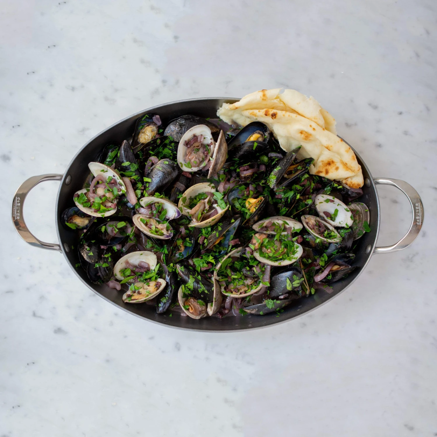 De Buyer Mineral B Oval Roasting Pan - Image 2