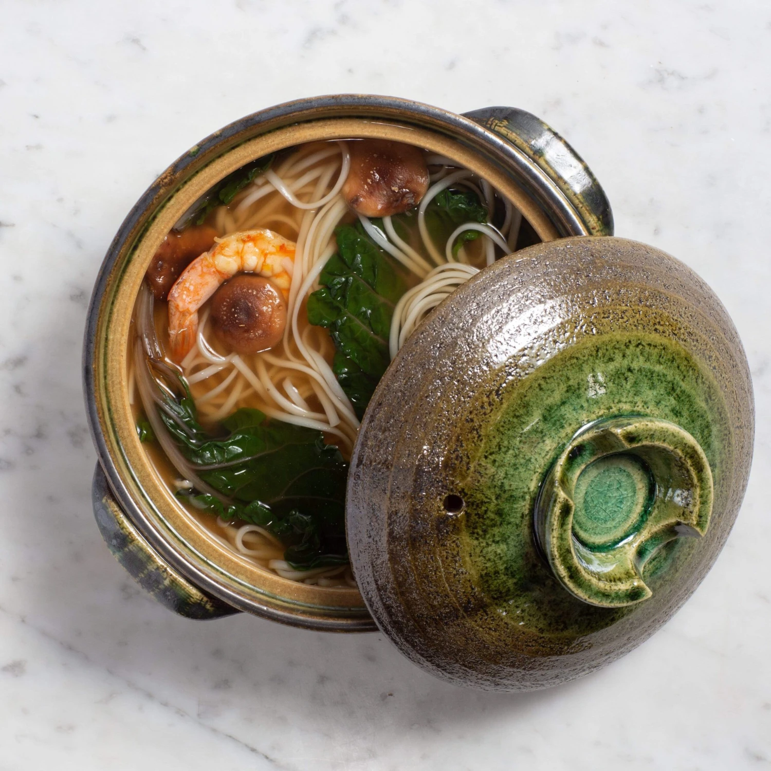 Miya Company Donabe Casserole Earth Green - Image 2