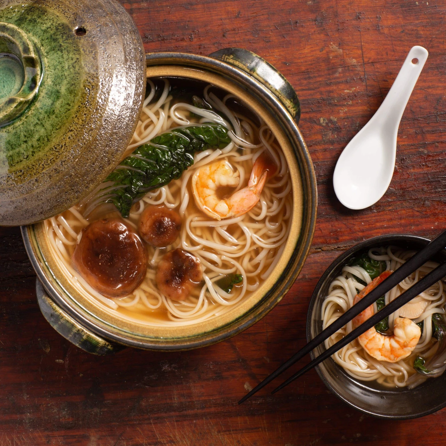 Miya Company Donabe Casserole Earth Green - Image 4