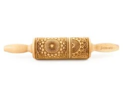 Folkroll Engraved Rolling Pin - Junior Rosette
