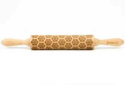 Folkroll Medium Rolling Pin Snowflakes