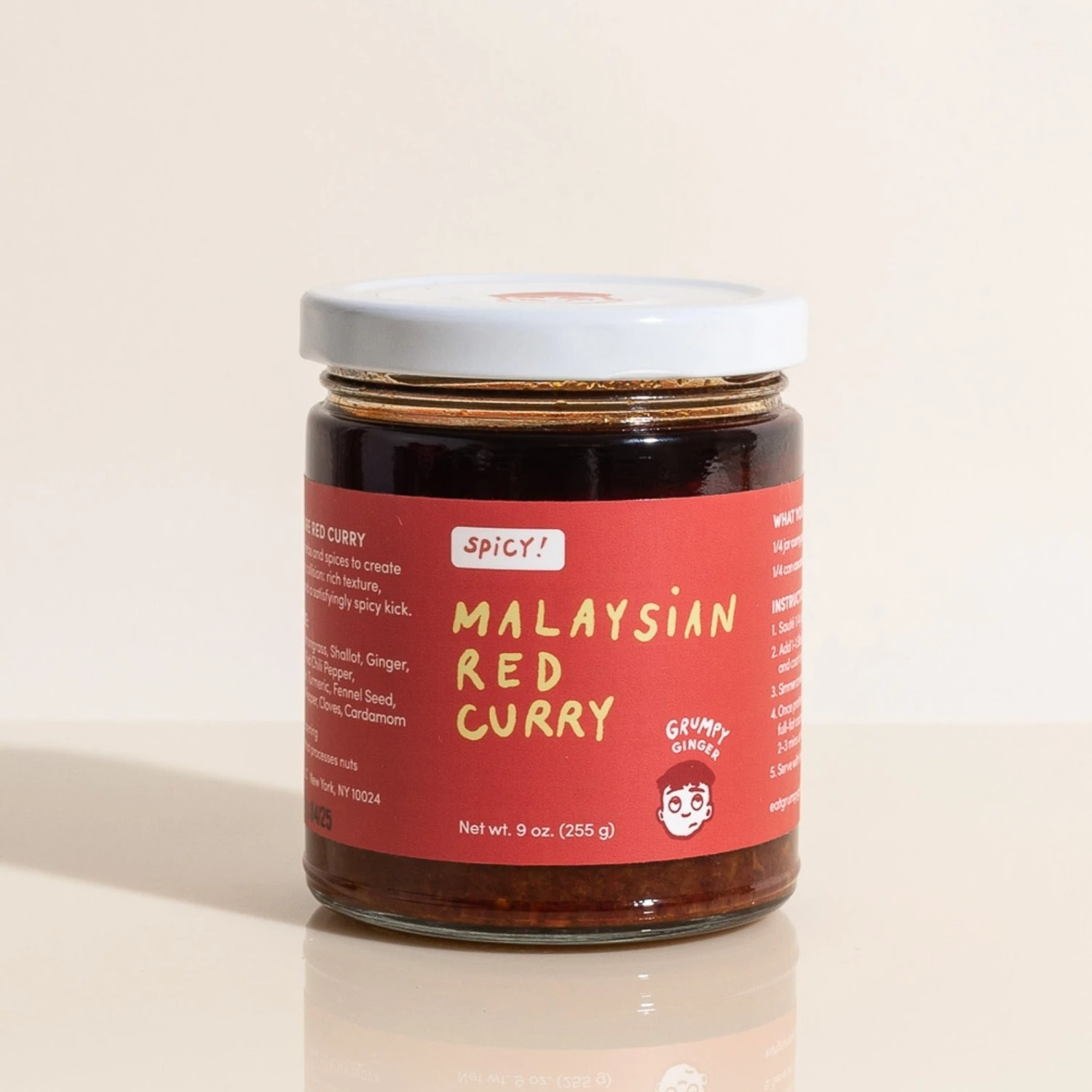 Grumpy Ginger Malaysian Red Curry - Spicy