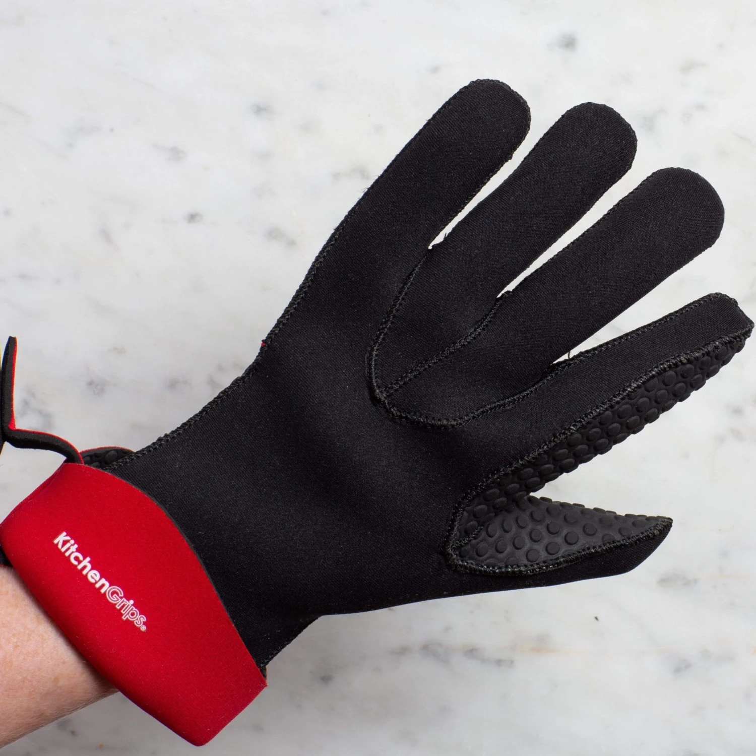 Cuisipro Kitchen Grips 2-Piece 5-Finger Chefs Kitchen Gloves - Image 3