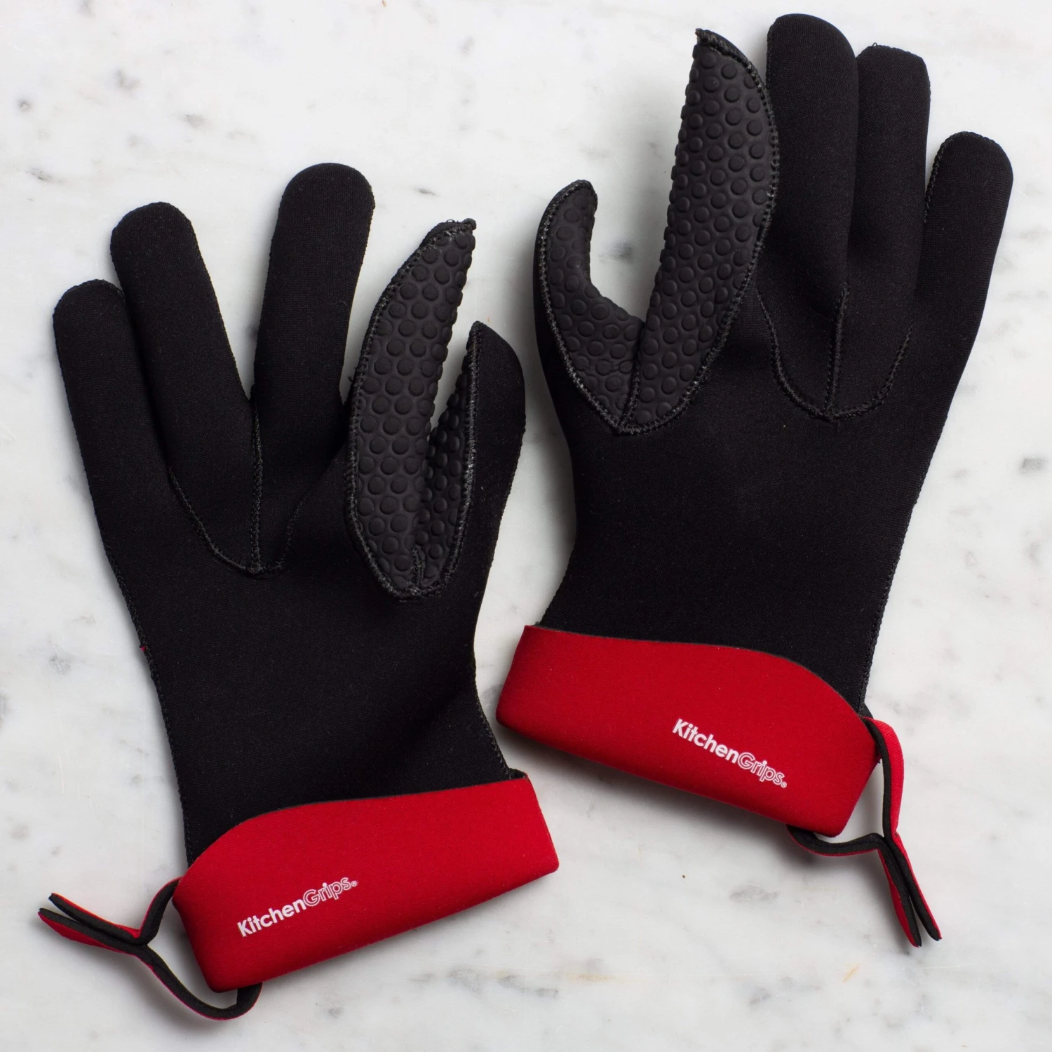 Cuisipro Kitchen Grips 2-Piece 5-Finger Chefs Kitchen Gloves - Image 2