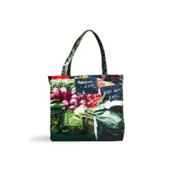 Maron Bouillie Market Tote "Eggplant - Zucchini"