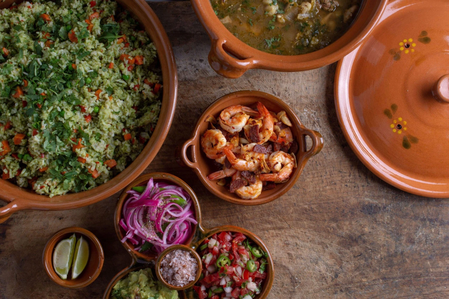 Mexican Terra Cotta Medium Flat Cazuela - Image 5