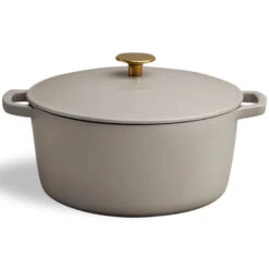 Milo By Kana 5.5-Quart Enameled Dutch Oven — Pebble