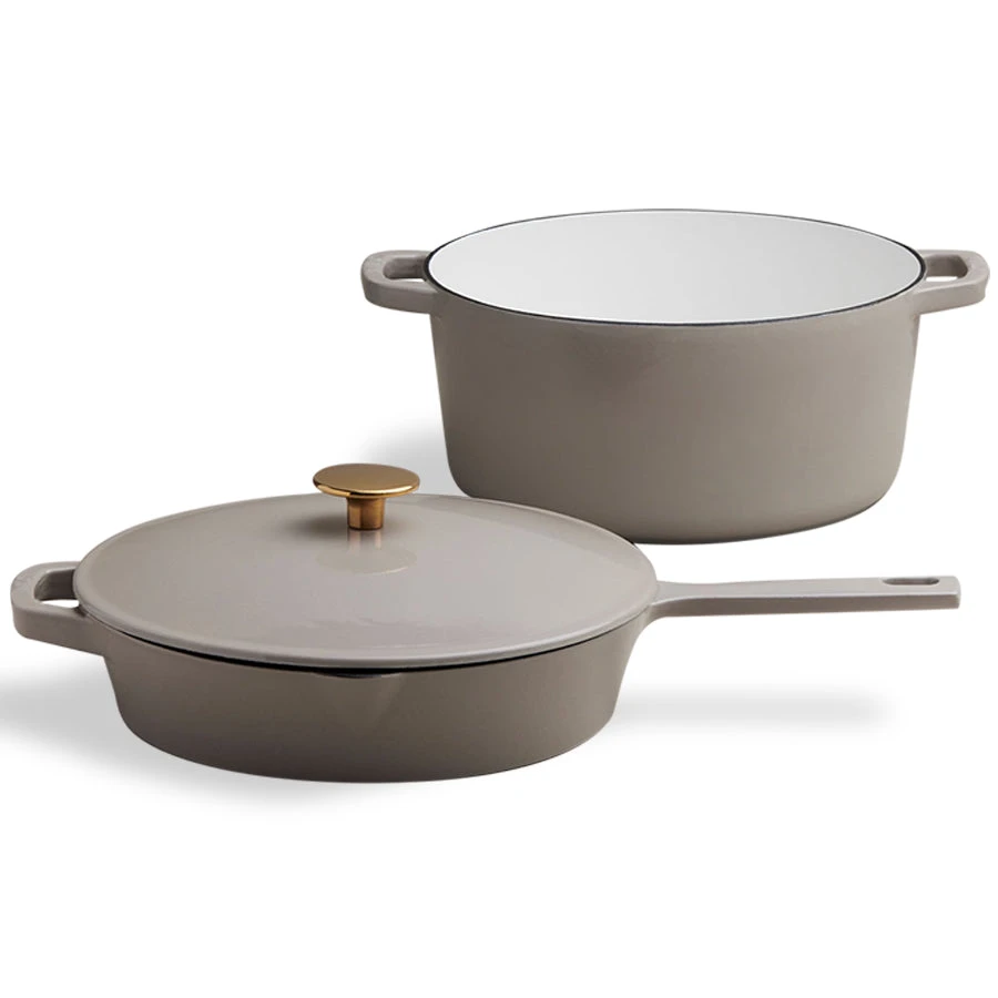 Milo By Kana Dutch Oven And Ultimate Skillet Set — Pebble