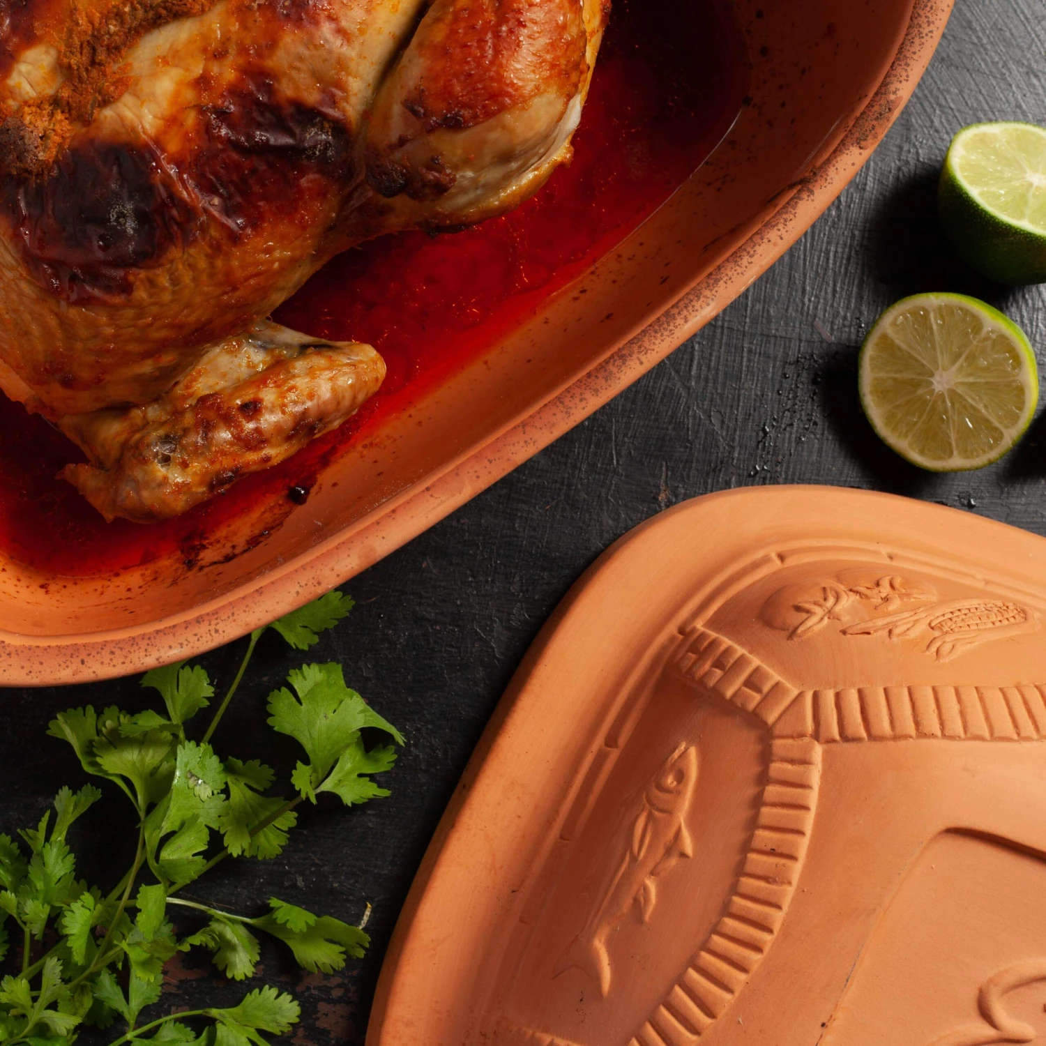 Reston Lloyd Eurita Clay 4 Qt Roaster With Lid - Image 4