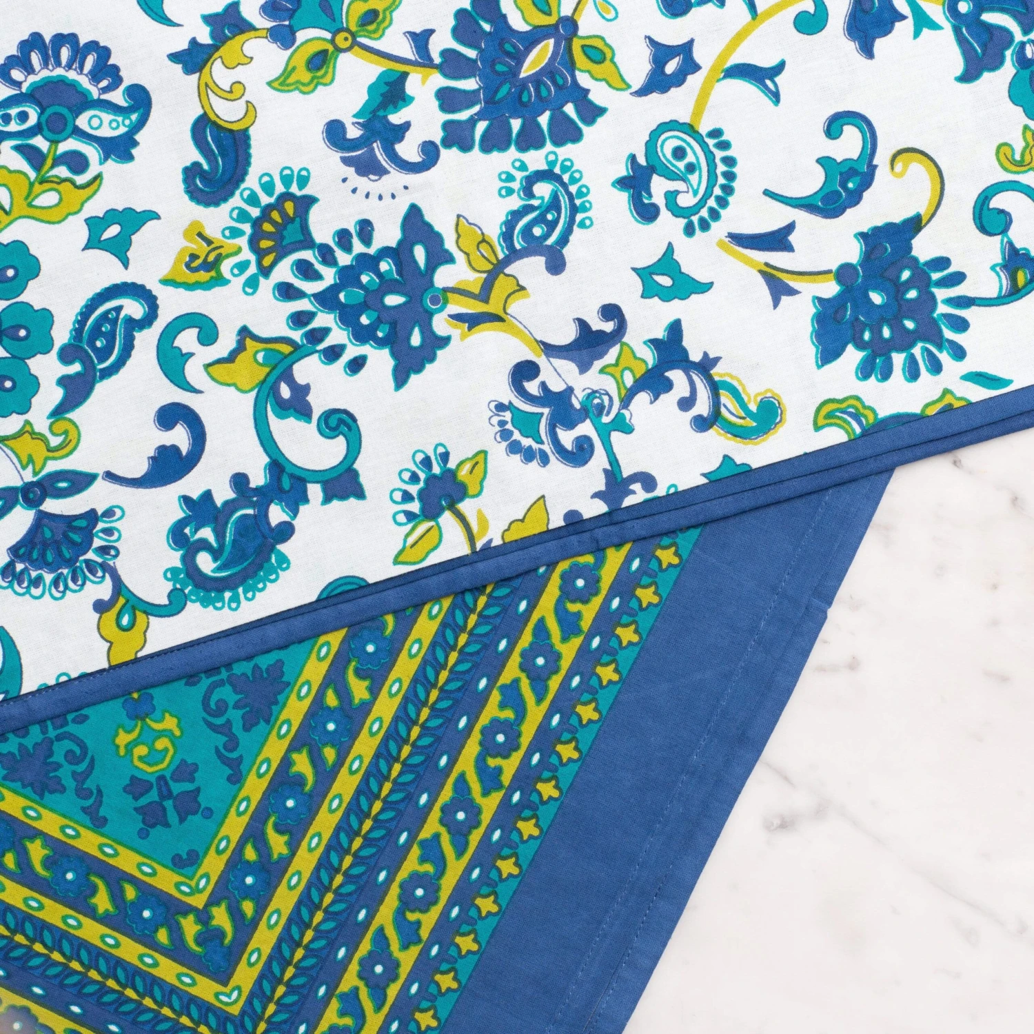 Serrv International Hand-Dyed Indian Tablecloth - Image 2