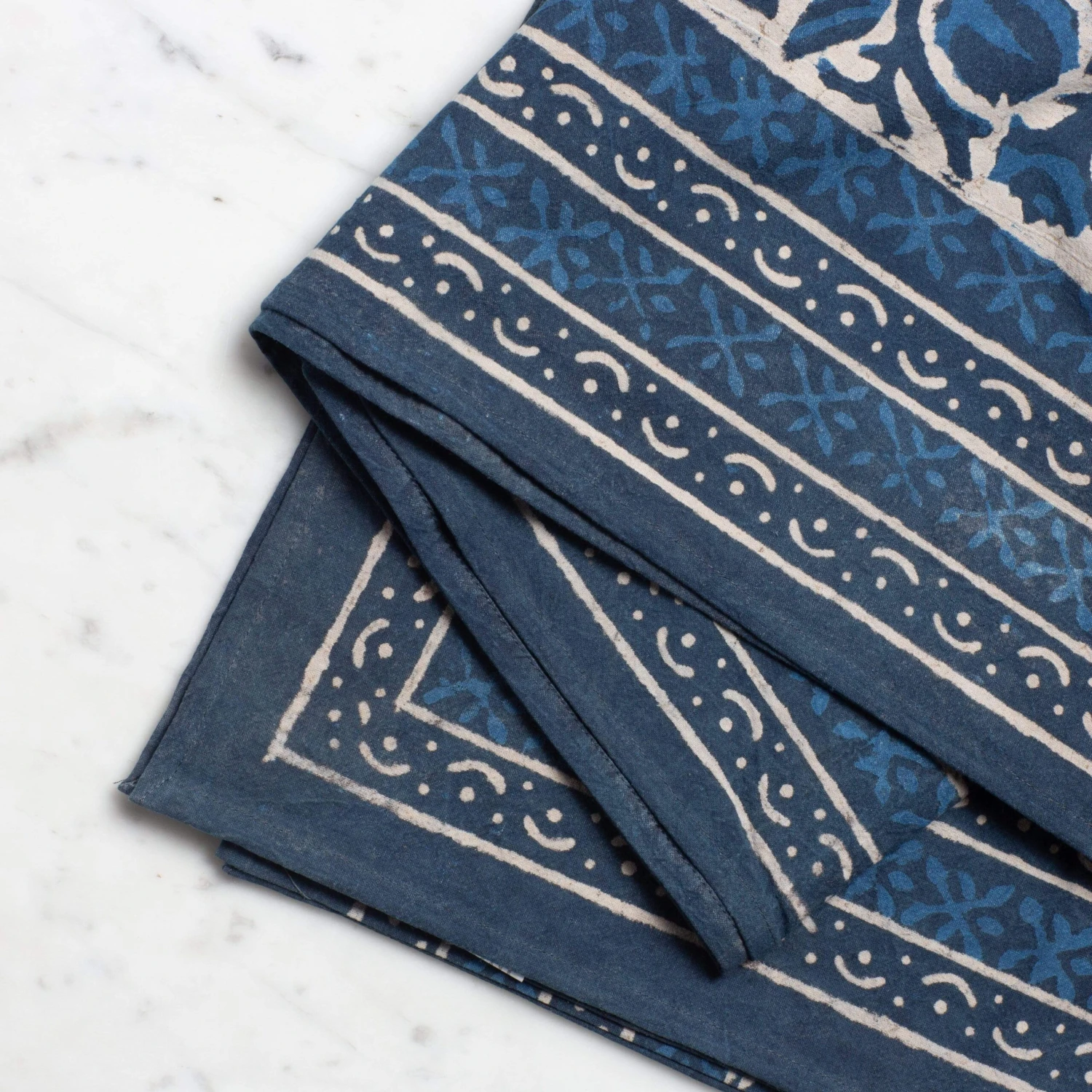 Serrv International Hand-Dyed Indian Tablecloth - Image 6