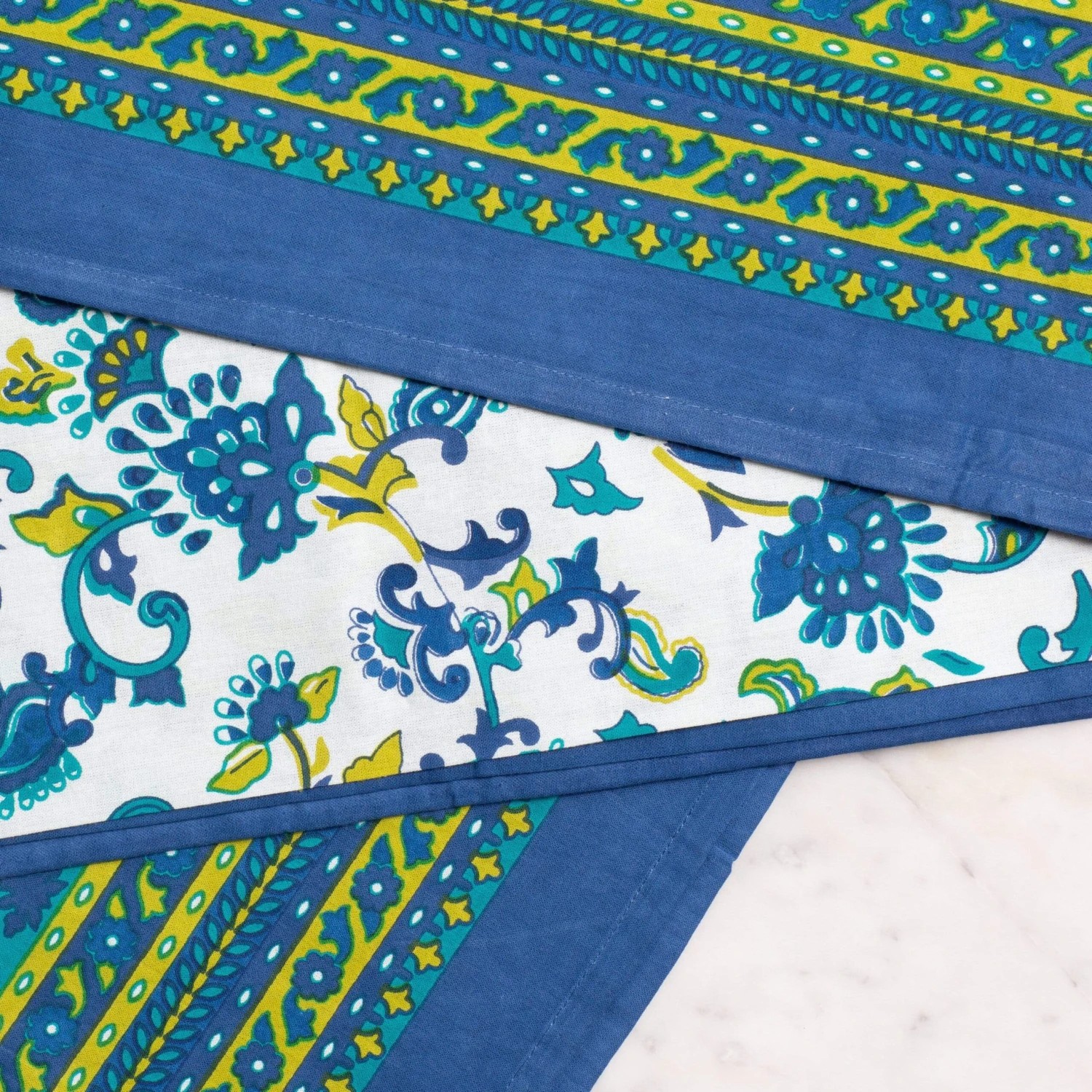 Serrv International Hand-Dyed Indian Tablecloth - Image 3