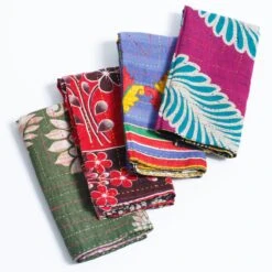 Serrv International Upcycled Kantha Napkins β Set Of 4