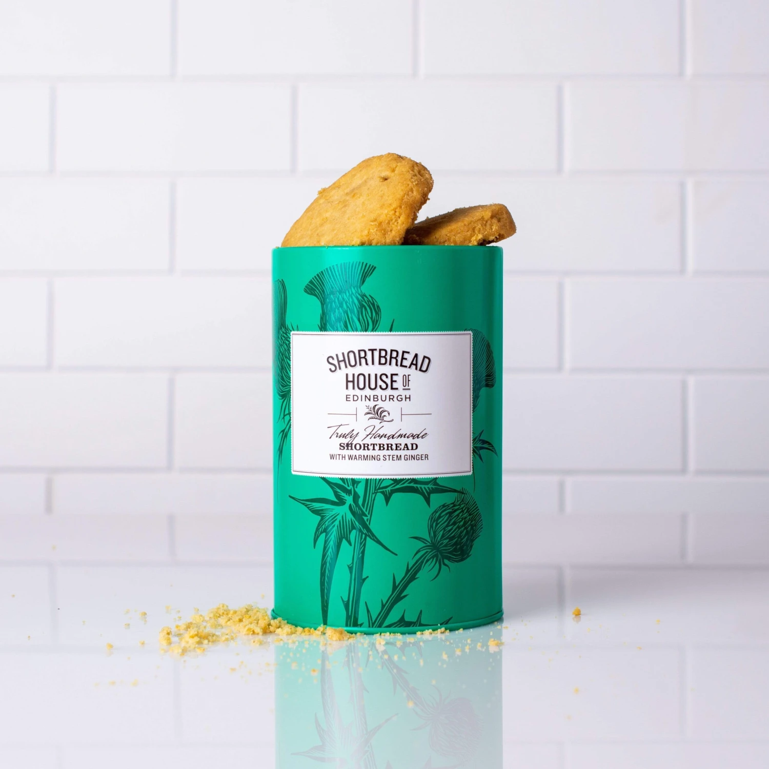 Shortbread House Of Edinburgh Warming Stem Ginger Shortbread Biscuits - Image 2