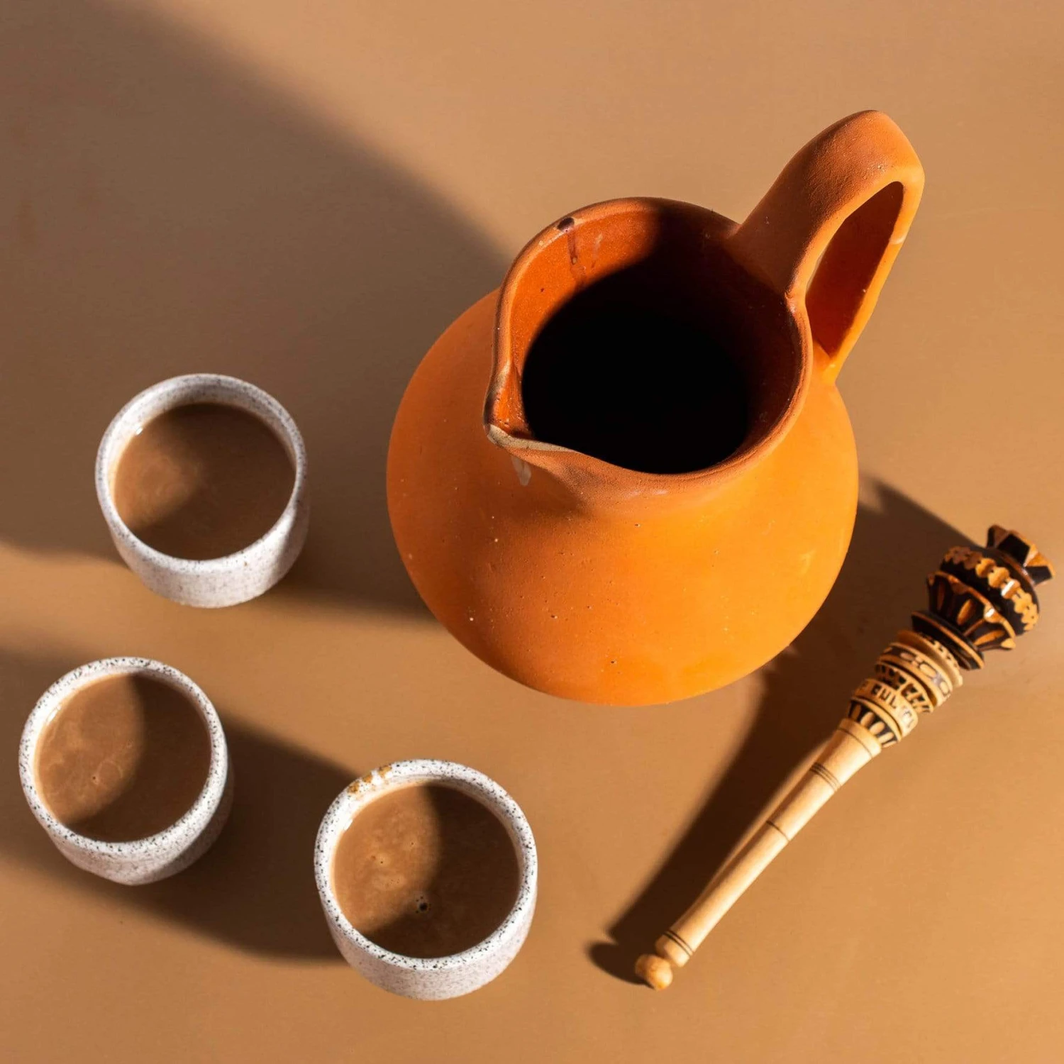 Verve Culture Terra Cotta Hot Chocolate Jug - Image 2