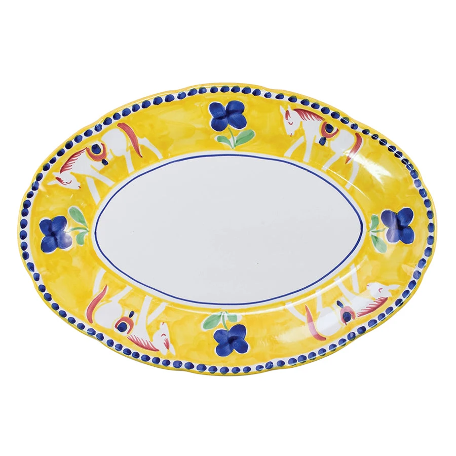 Vietri Campagna Collection Oval Platter - Image 5
