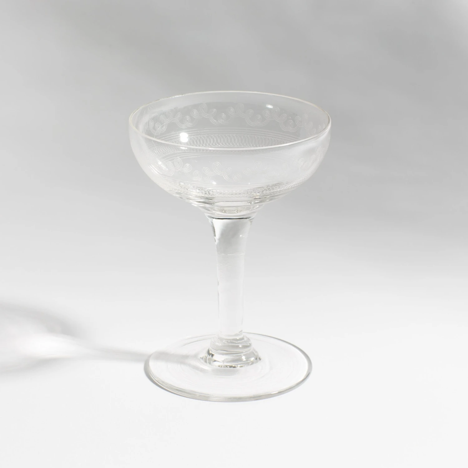 Vintage Champagne Coupes — Set Of 2 - Image 4