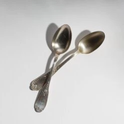 Vintage French Assorted Flatware Teaspoons โ Set Of 4