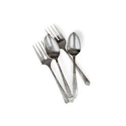 Vintage Serving Fork & Spoon Set