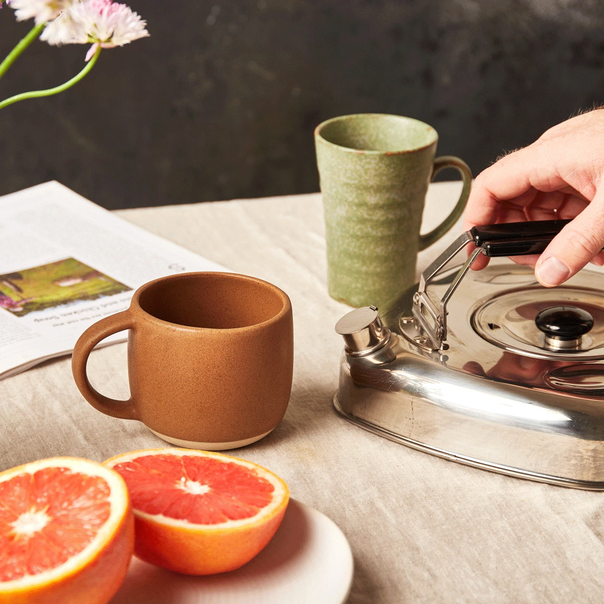 Wahei Freiz Stainless Steel Cube Kettle - Image 2