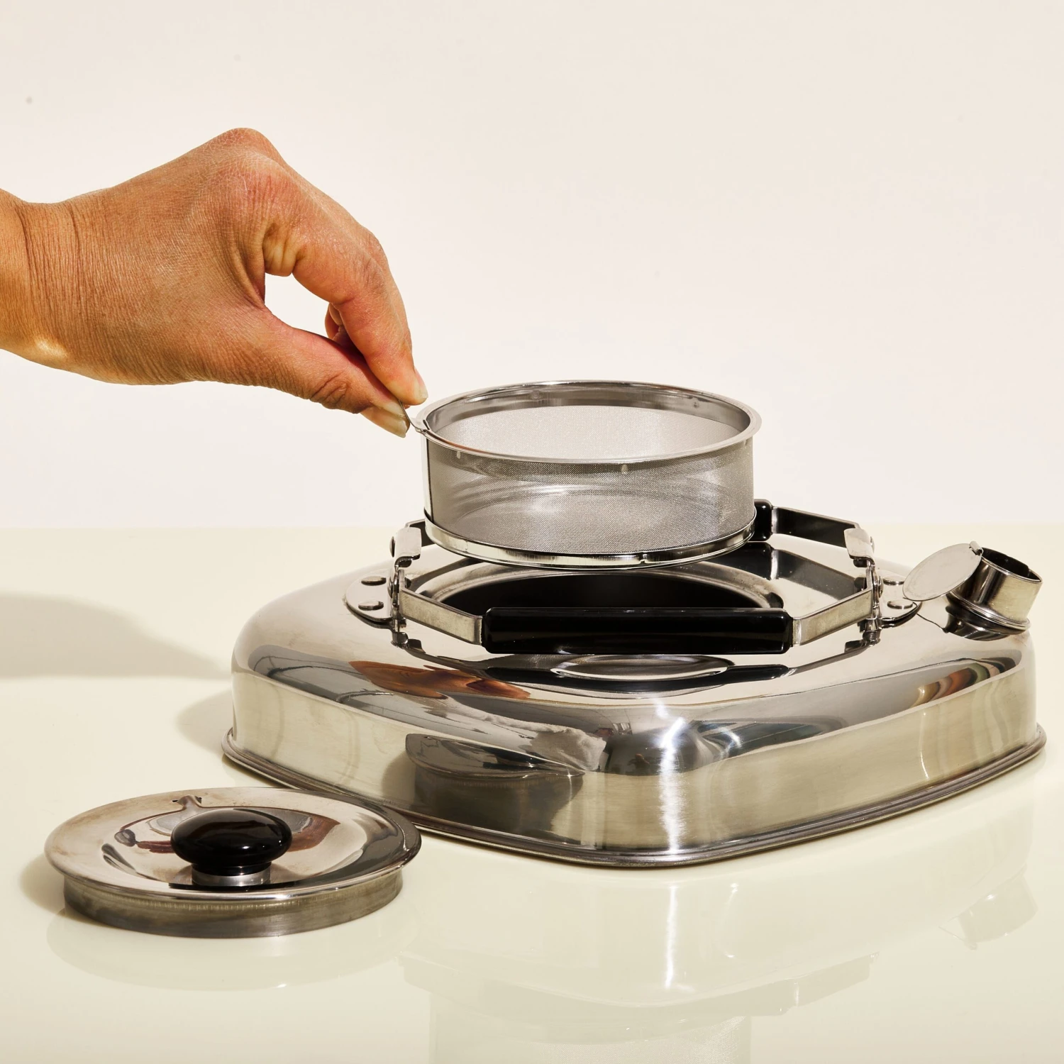 Wahei Freiz Stainless Steel Cube Kettle - Image 3